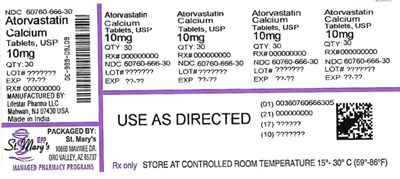 60760-666 (Atorvastatin 60760 666 30)